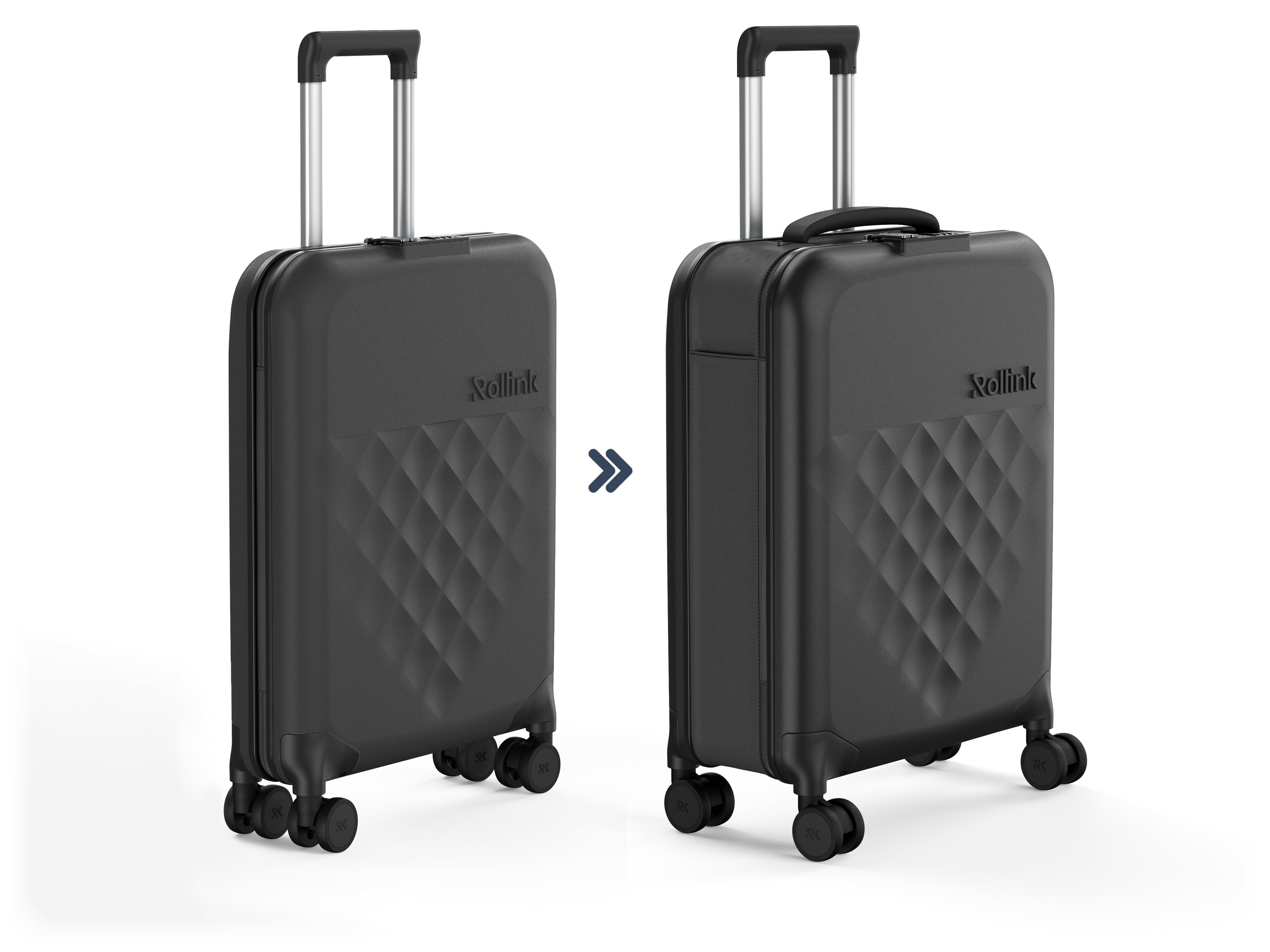 Flex 360° Spinner Collapsible Suitcase
