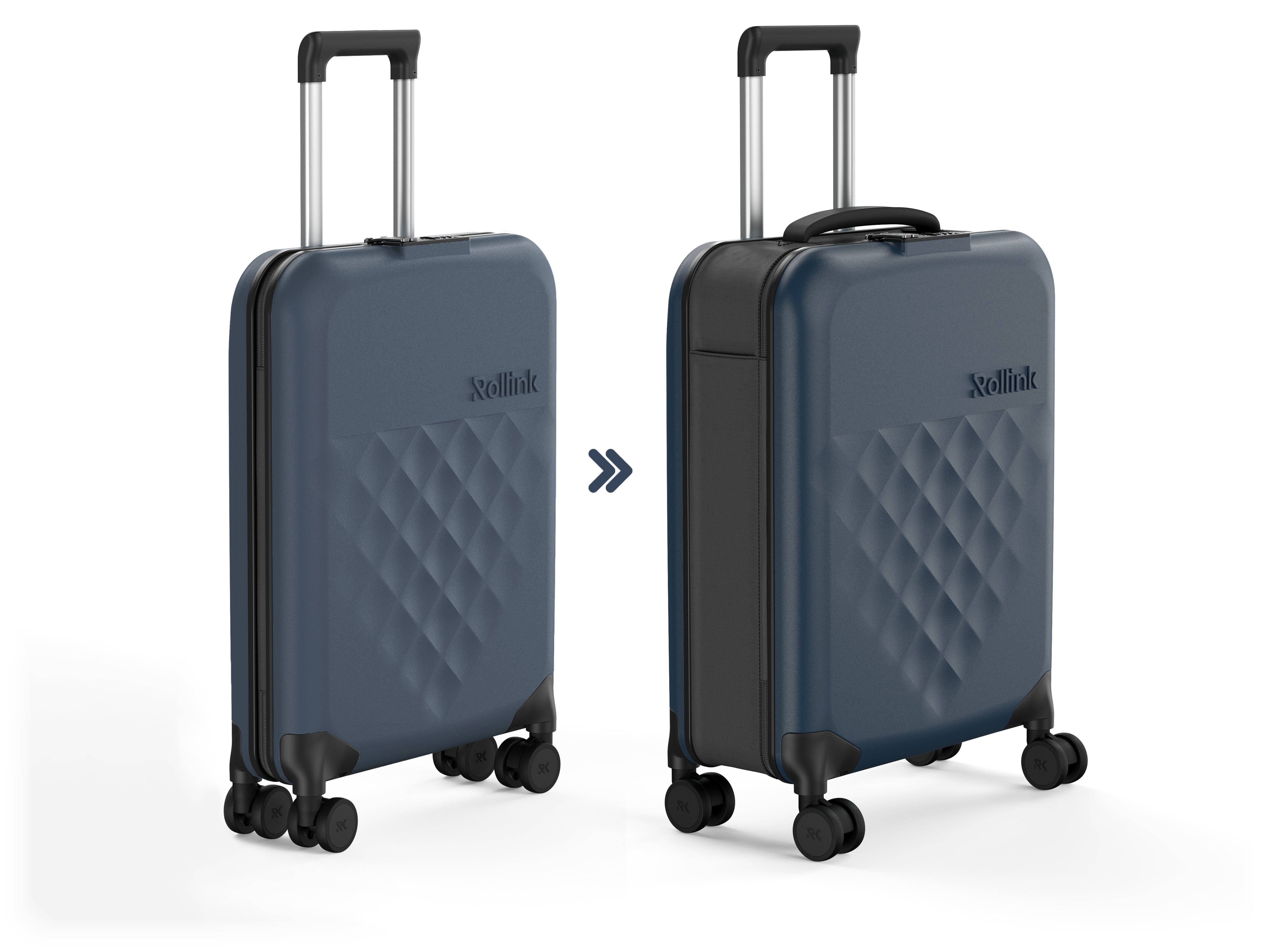 Rollink Flex 360° Spinner Collapsible Suitcase