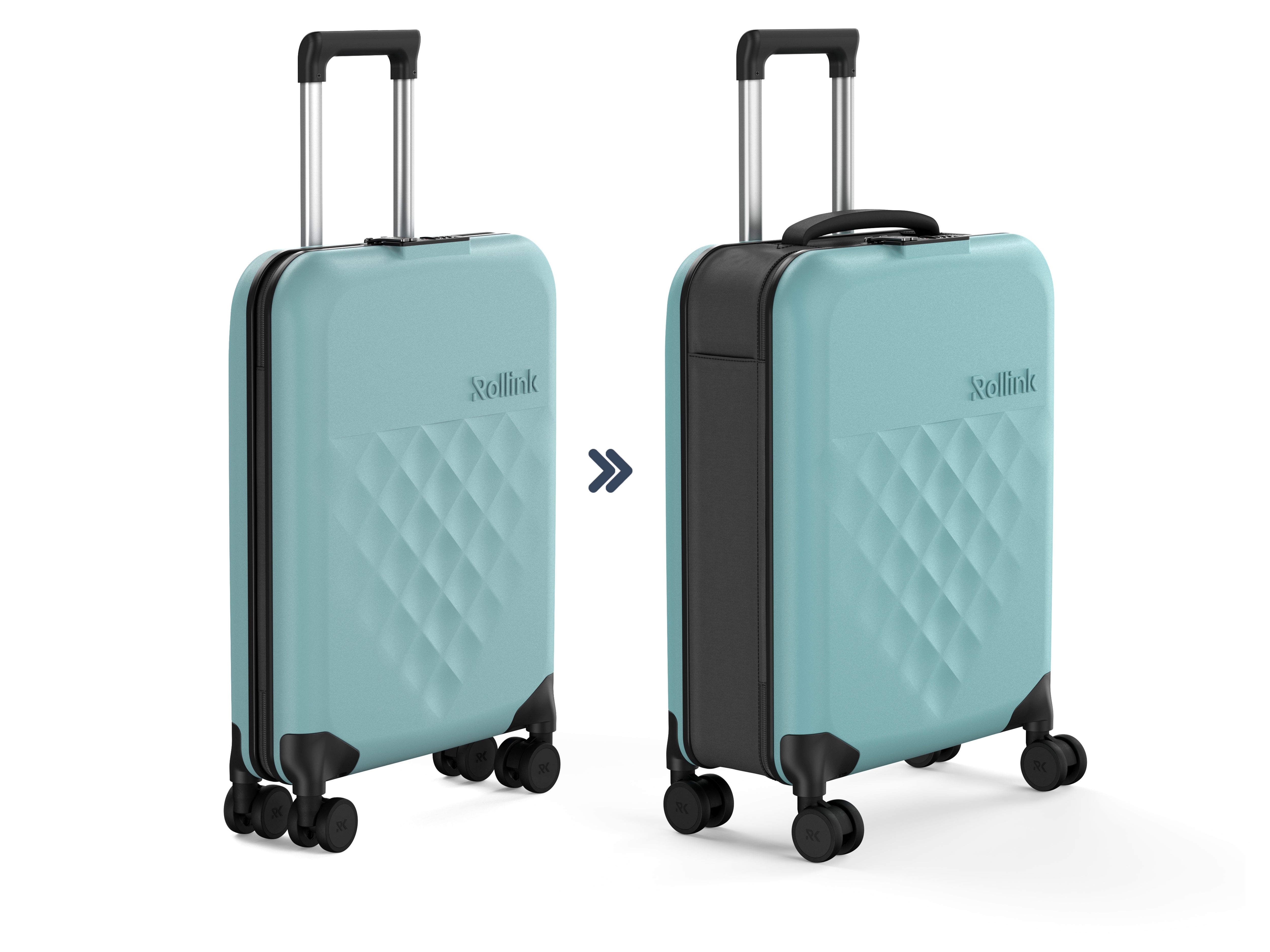 Rollink Flex 360° Spinner Collapsible Suitcase