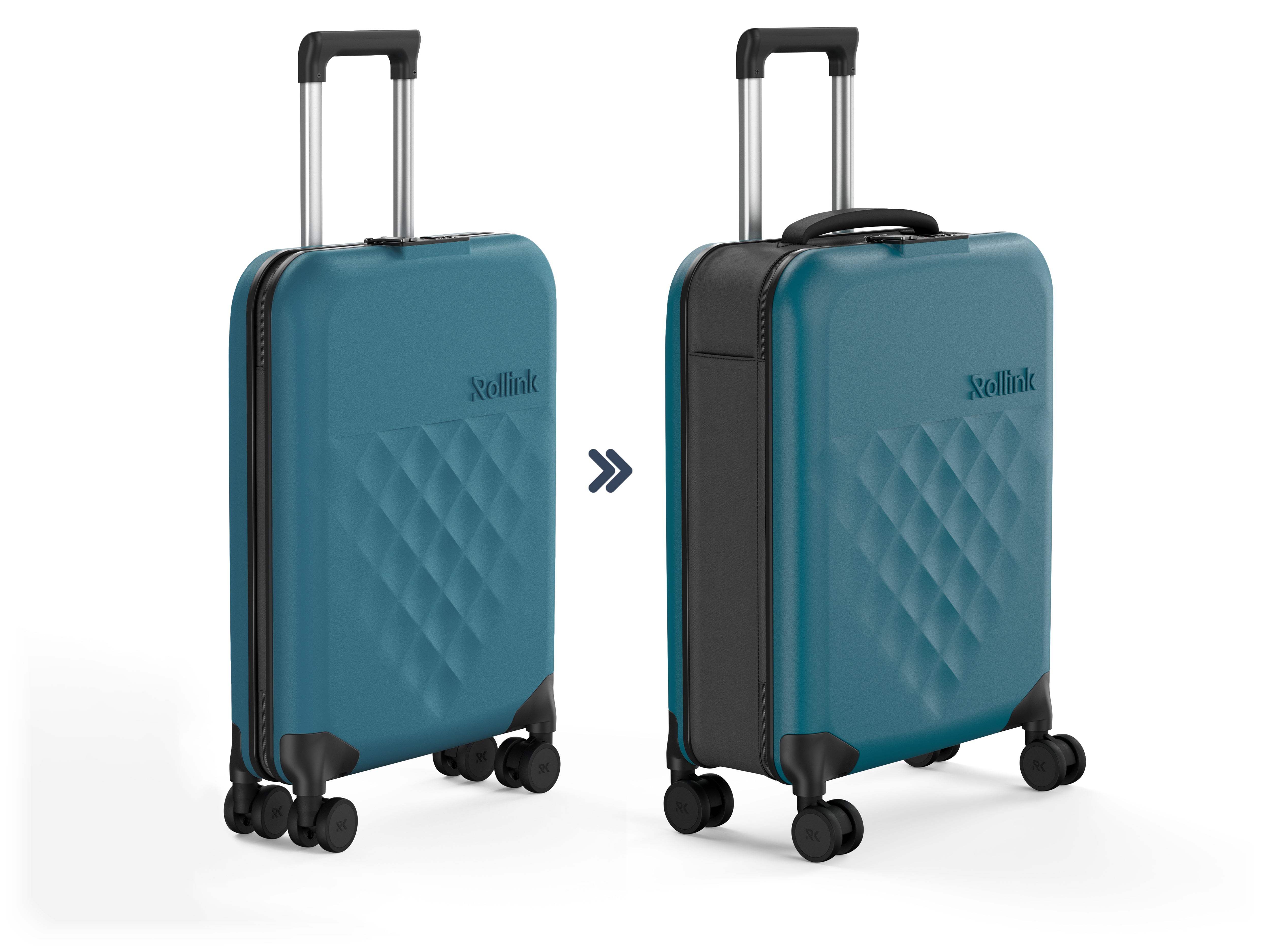 Rollink Flex 360° Spinner Collapsible Suitcase