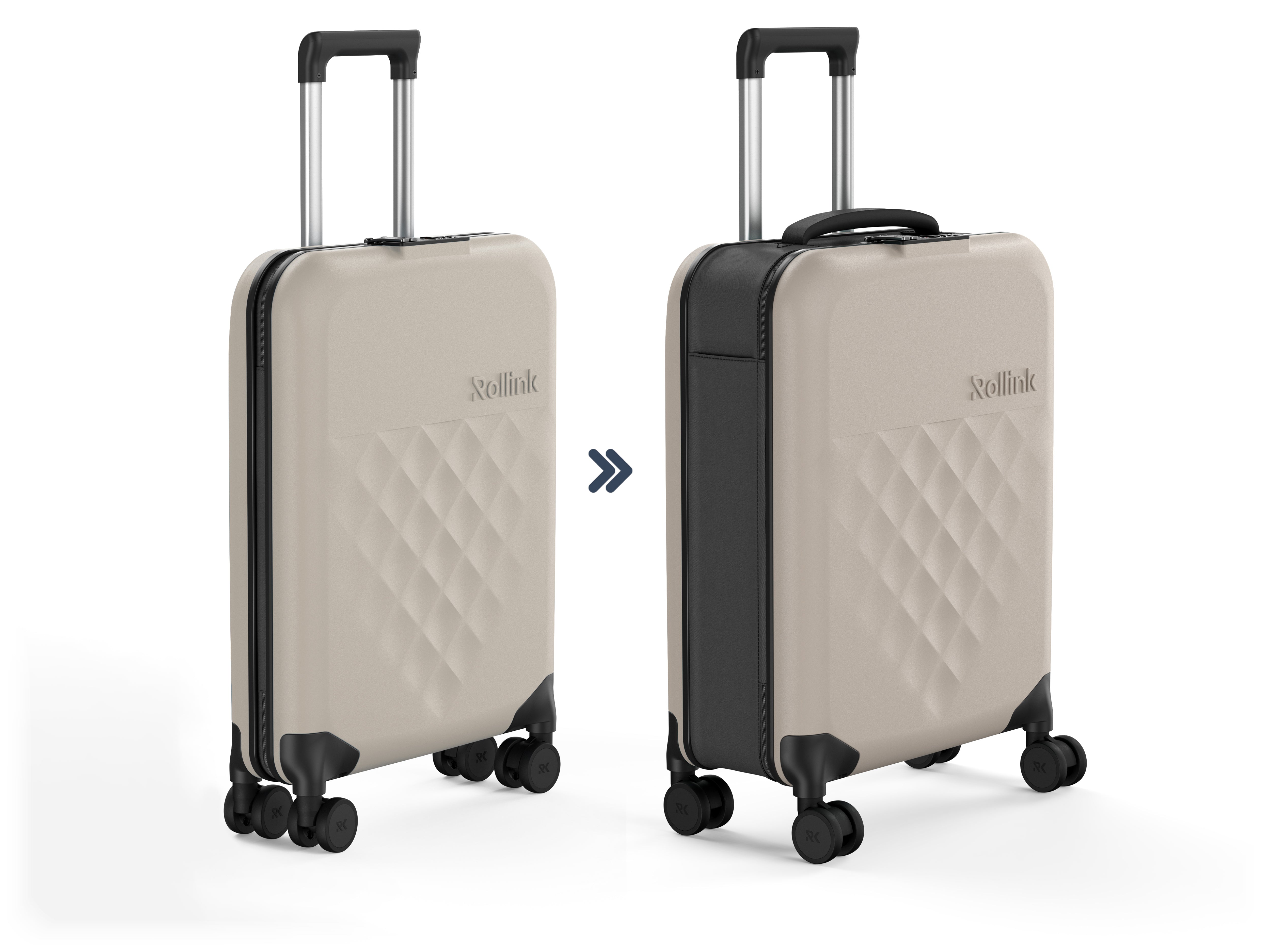 Rollink Flex 360° Spinner Collapsible Suitcase
