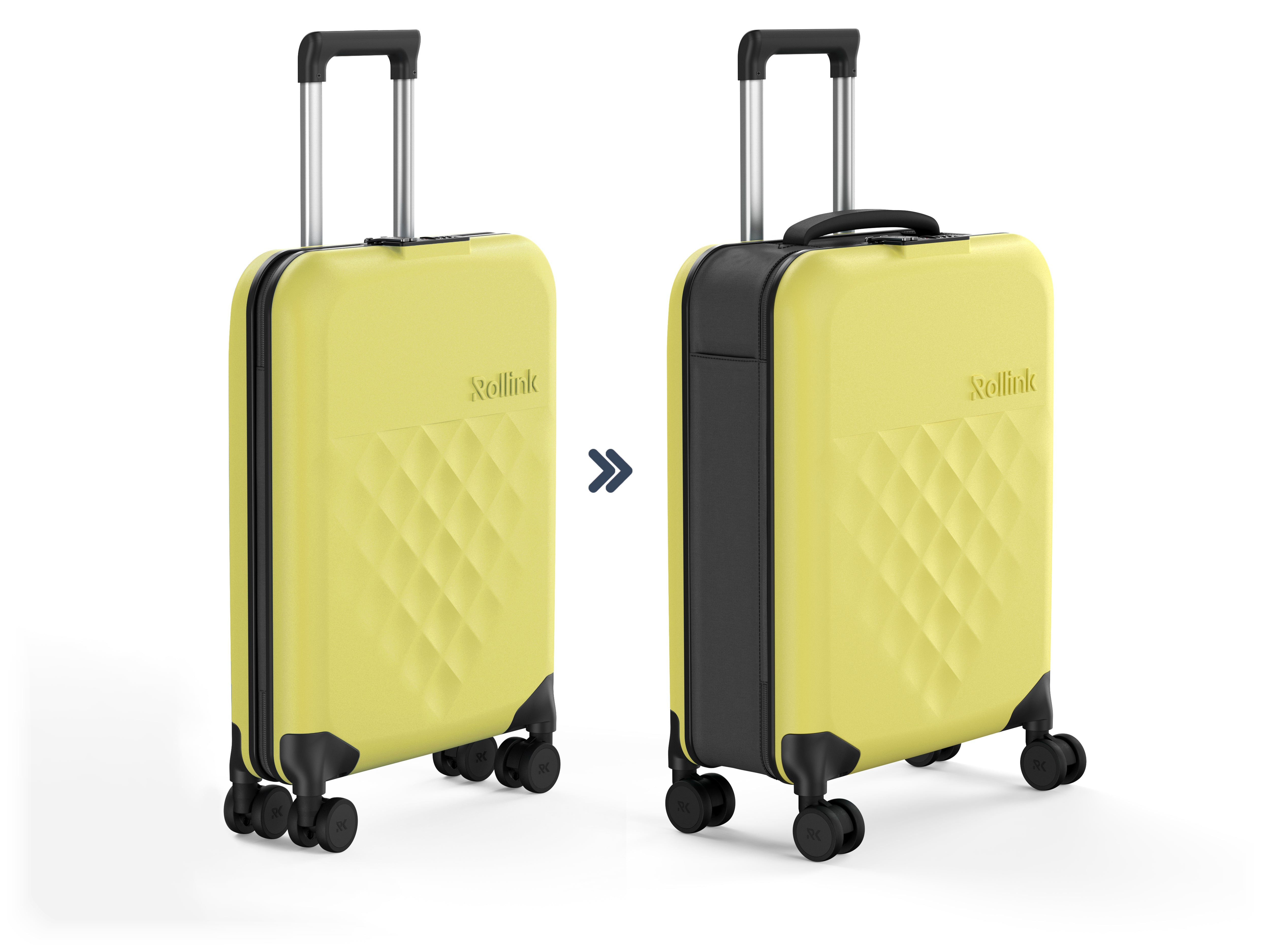 Rollink Flex 360° Spinner Collapsible Suitcase